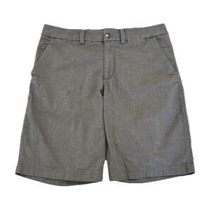 Lululemon Mens Shorts The Works Quick Oxford Size 32 Gray Inseam 11”